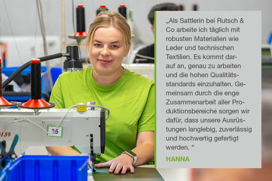 Näherin bei der Arbeit